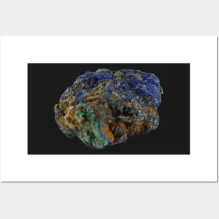 Azurite Mineral Sample Posters and Art